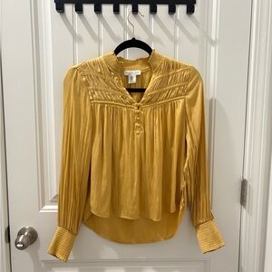 Rachel Zoe Silky Pleated Blouse